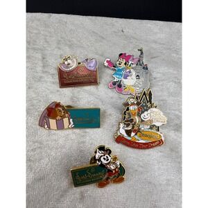 Vintage Disney Collectors Pin Lot Mickey Minnie Daisy Donald Lady
